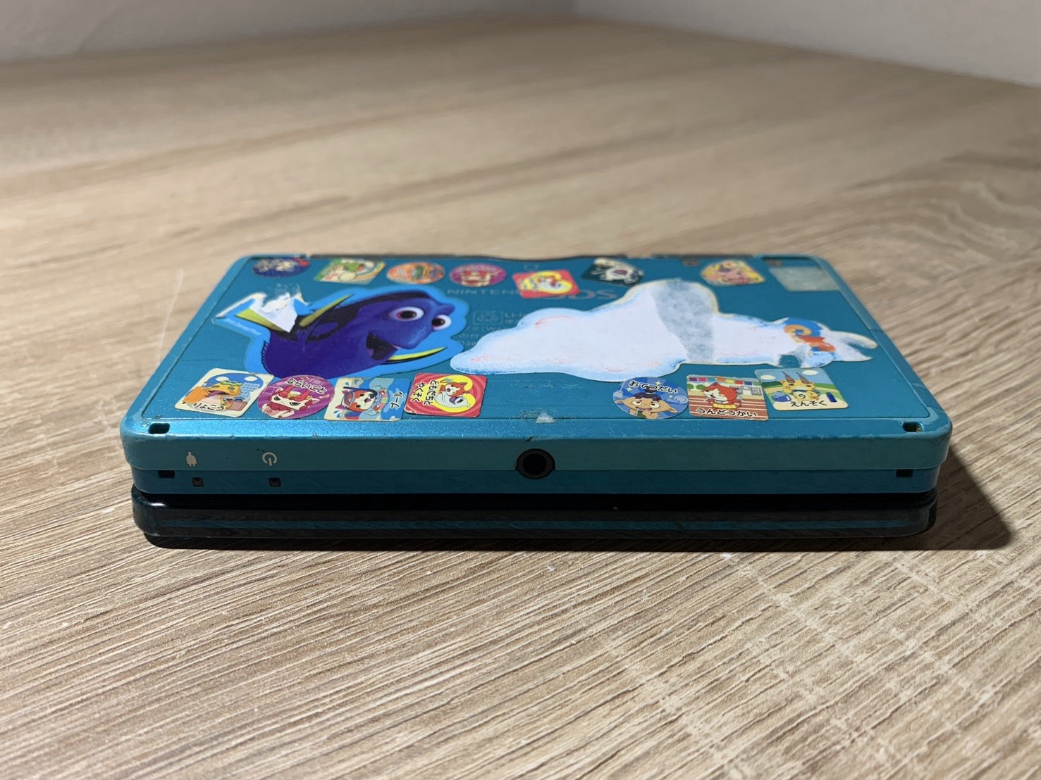 1907 Nintendo 3DS Aqua Blue For Parts