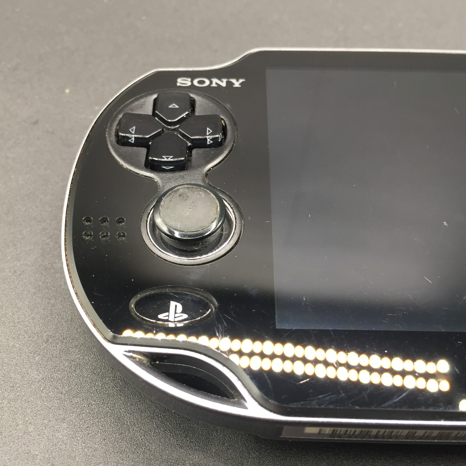 【Very Good】Sony PS Vita PCH-1100 Crystal Black 3G/Wi-Fi Model Console only #Toy0