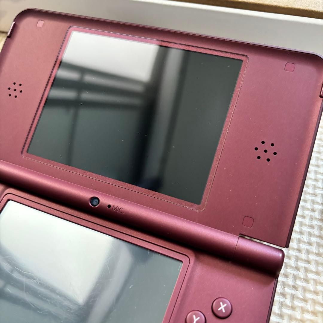 Nintendo DSi LL Wine Red Console Tested Working Region Free Boxed Complete