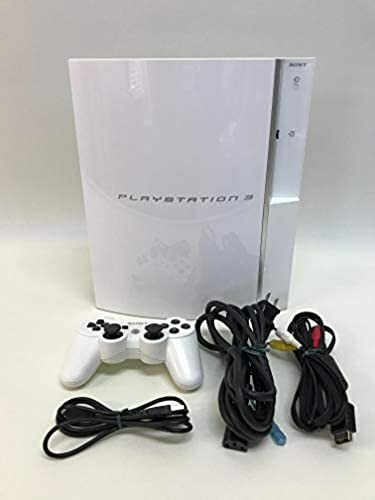PLAYSTATION 3 (80GB) Ceramic White PS3 SONY game Console SONY CECHL00