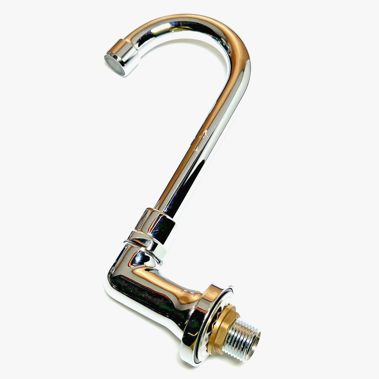 Stainless Steel ￼Single Pantry Swivel Base Faucet Single Hole Genuine Parts NEW