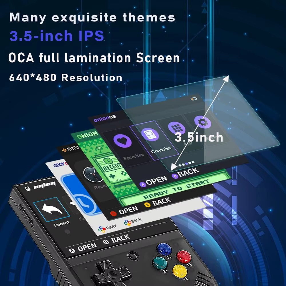 Miyoo Mini plus Portable Retro Handheld Game Console 3.5-Inch IPS HD Screen
