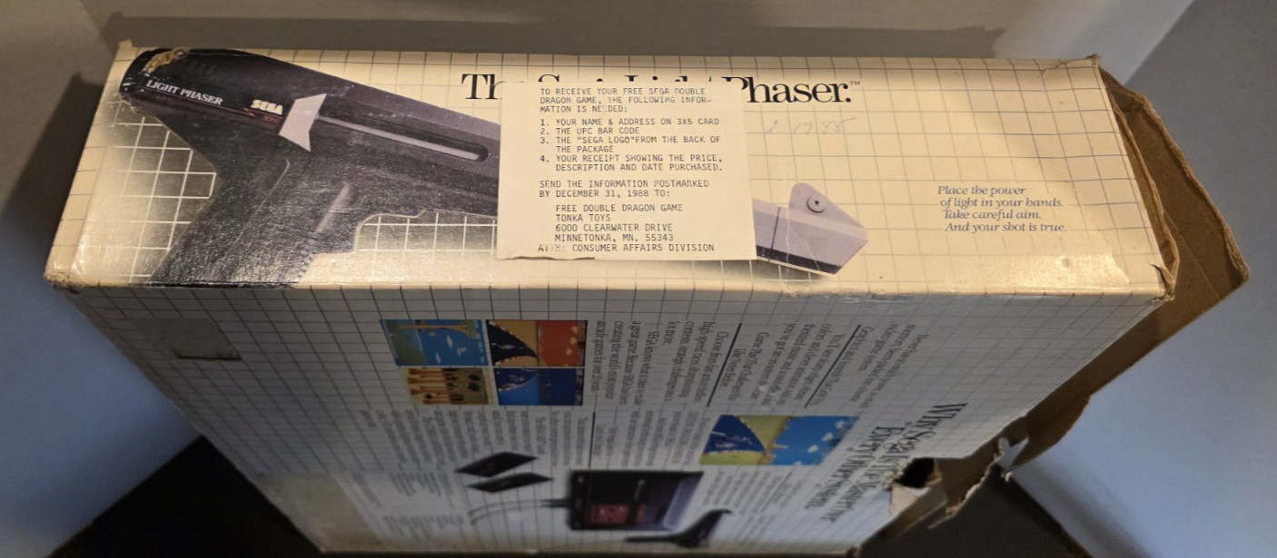 SEGA Master System Console System CIB Complete in Box –TESTED WORKING