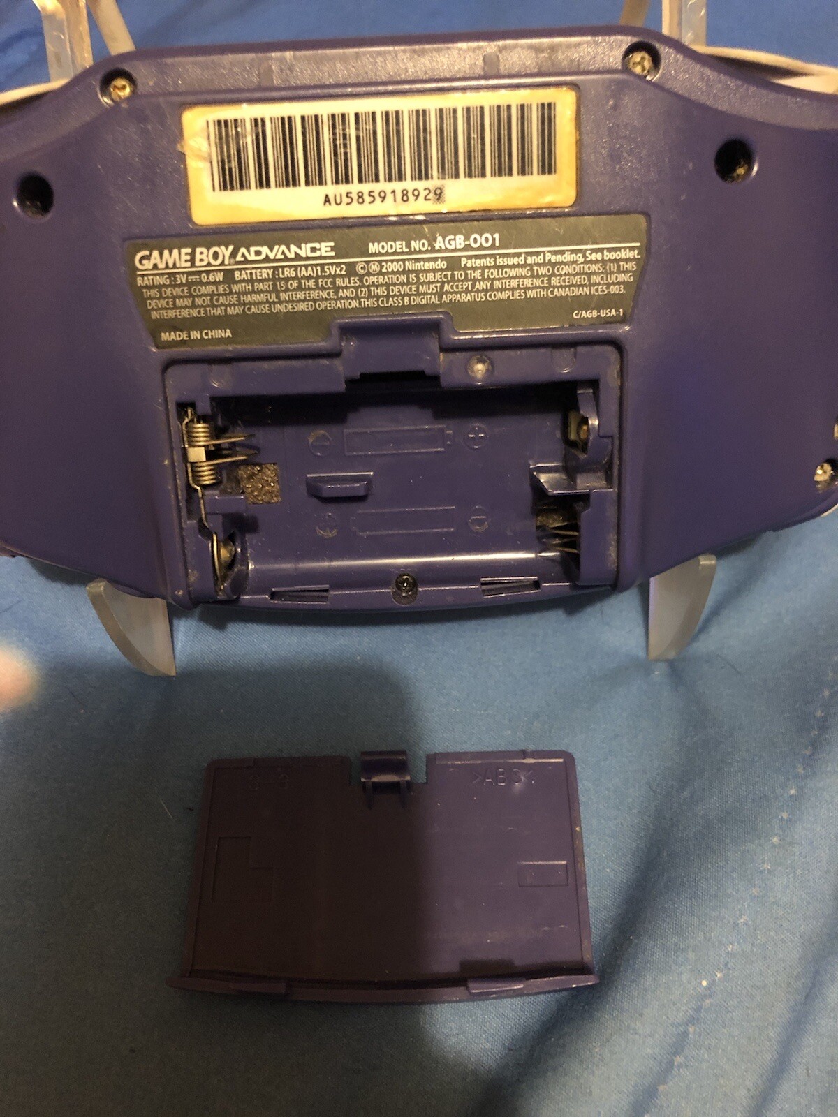 Nintendo Game Boy Advance Handheld System – Indigo