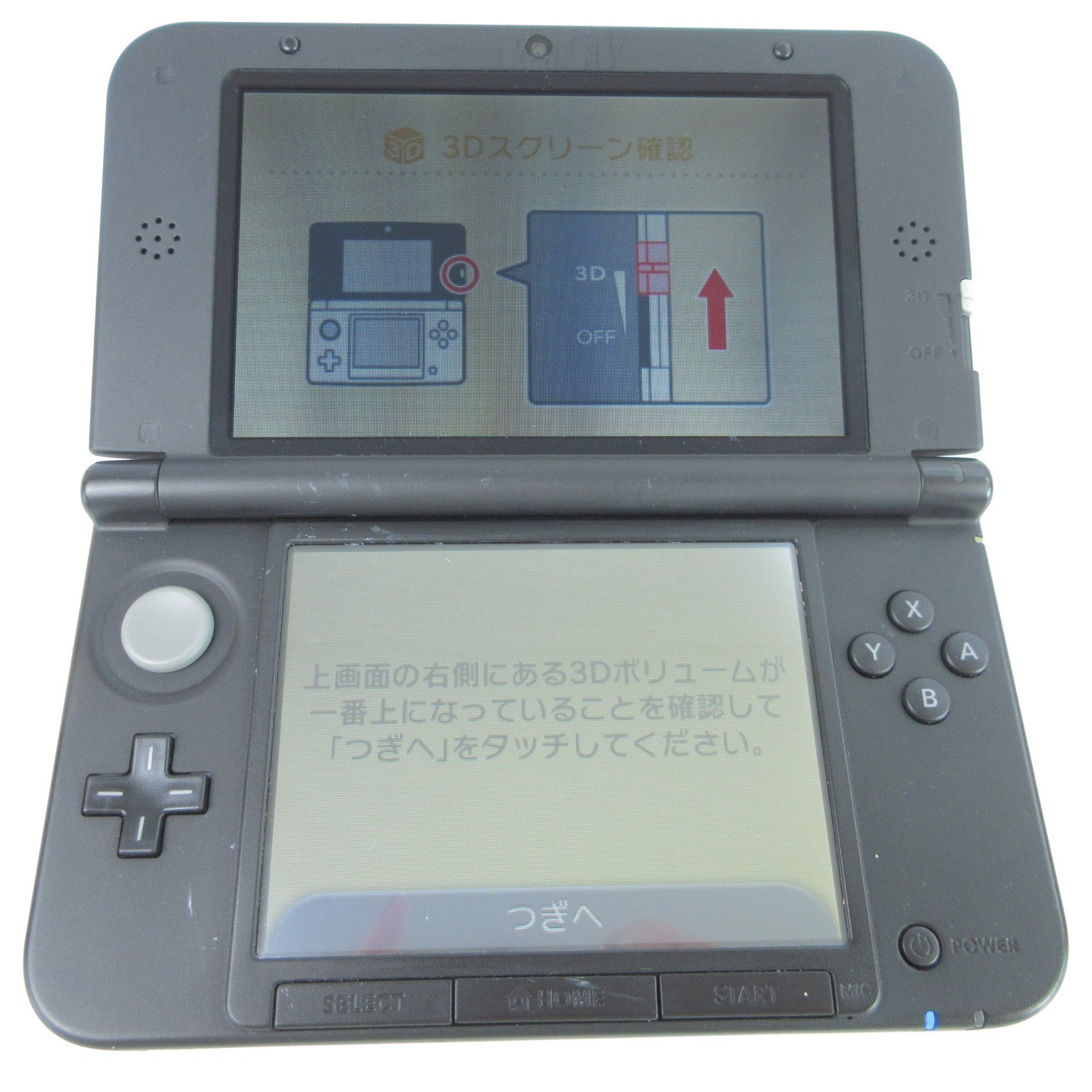 【Very Good】Nintendo 3DS LL XL Blue x Black Console ONLY Japanese Edition #Arr091