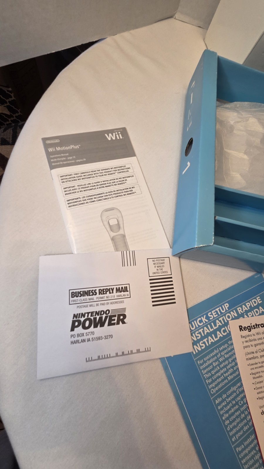 Nintendo Wii Original Retail Box Only Wii Sports Version NO CONSOLE