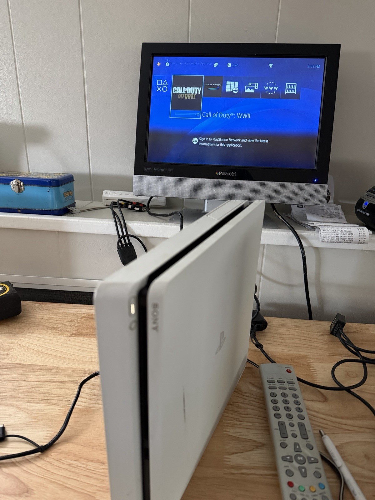 Sony PlayStation 4 Slim PS4 500GB- White Console Fast Free Shipping