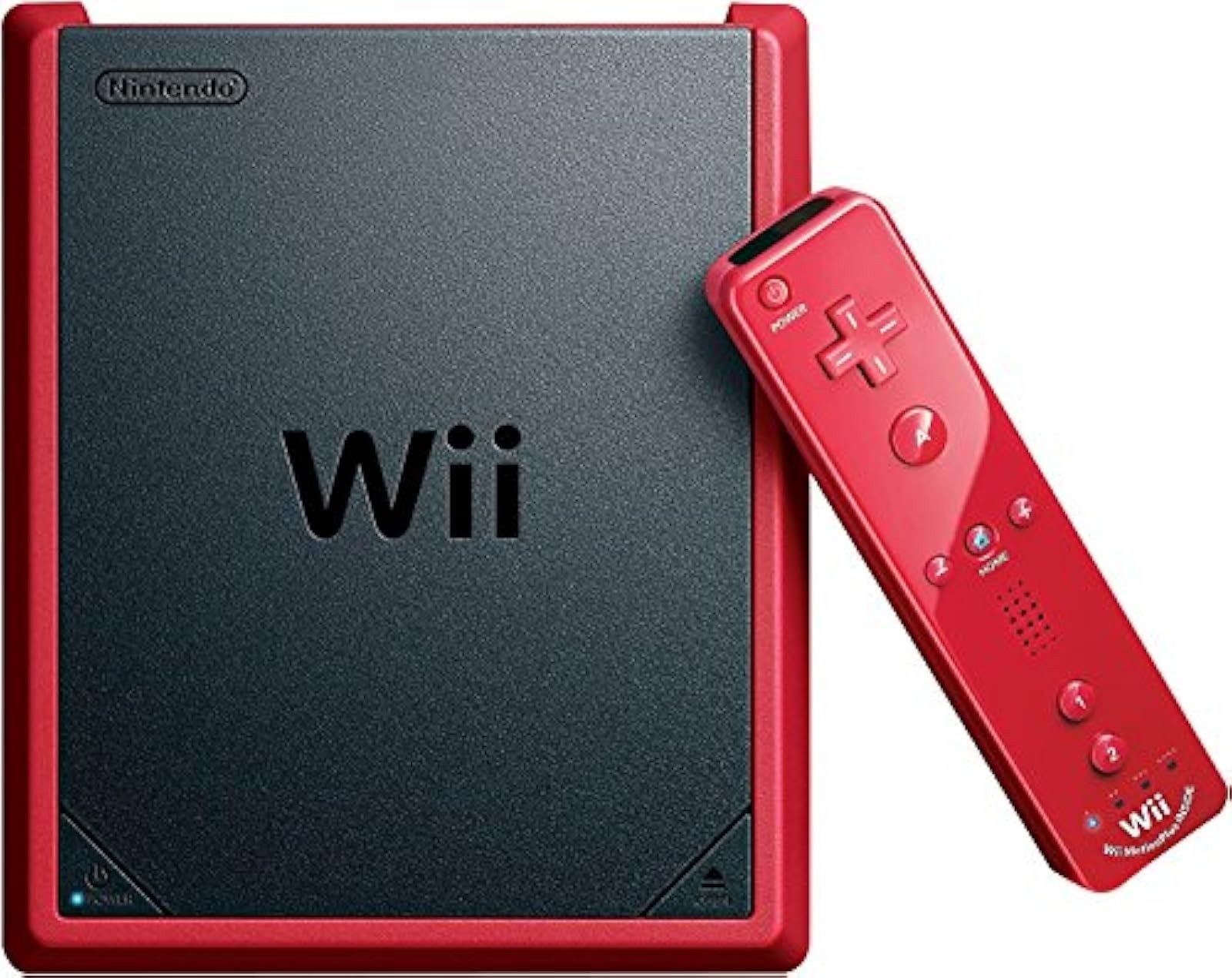 Red Wii Mini Console Very Good 9Z