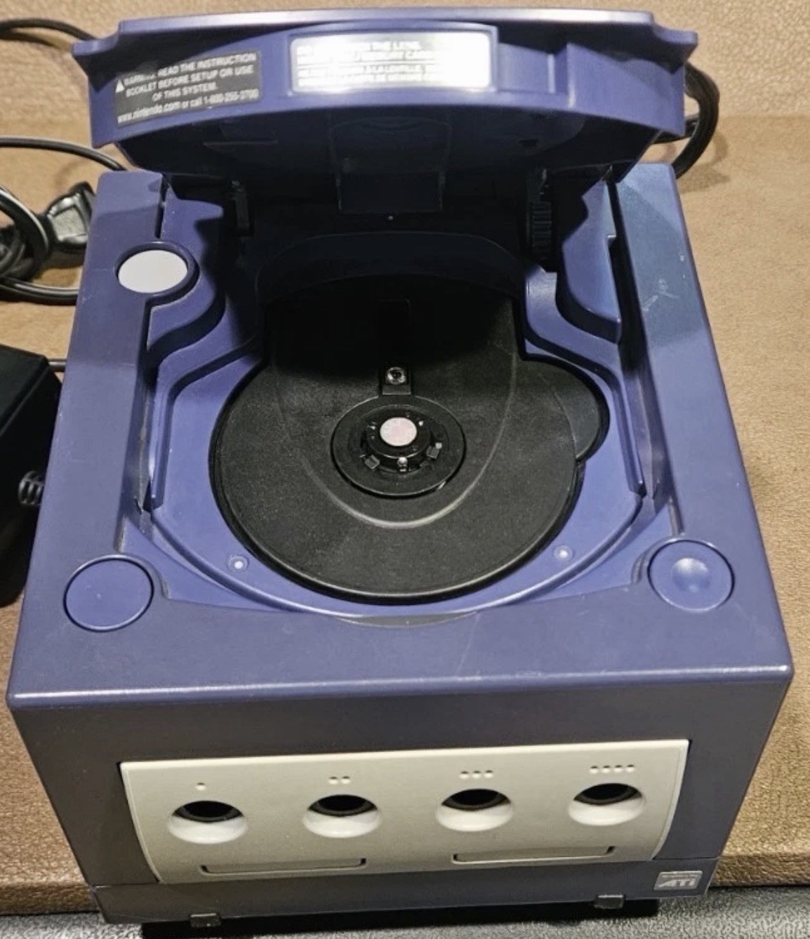 🔥 Indigo OEM Nintendo GameCube, Recapped Disk, OEM Blk Controller – Bundle ‼️