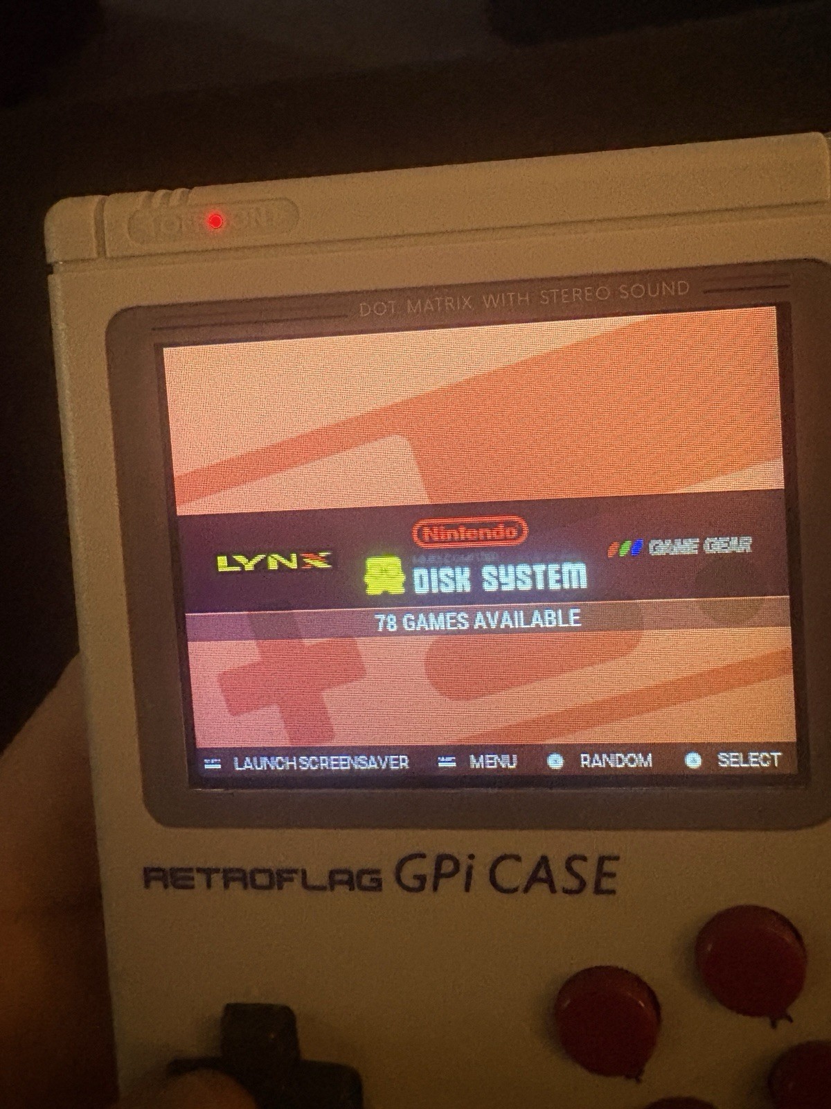 RETROFLAG GPi Case Handheld Emulator Raspberry Pi Zero 32GB SD Card. (See Desc)