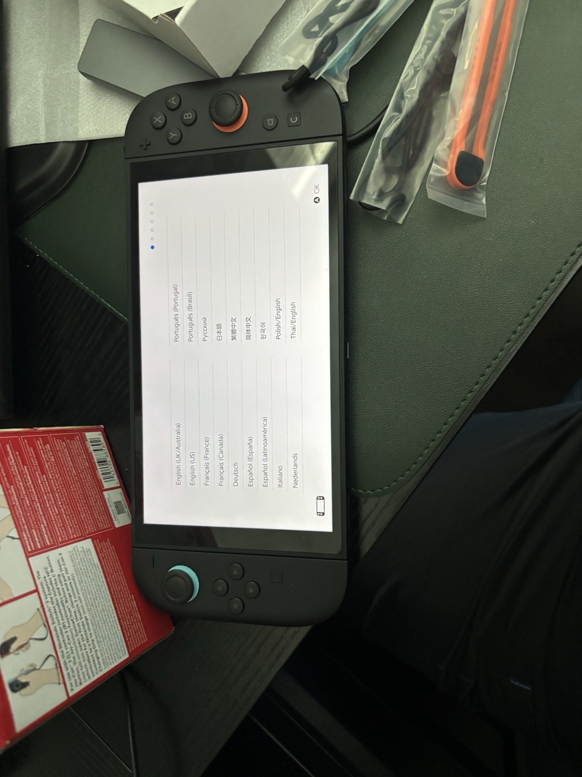 Nintendo Switch 2 Console Black with Light Blue/Light Red Joy-Con, Wi-Fi, USB-C