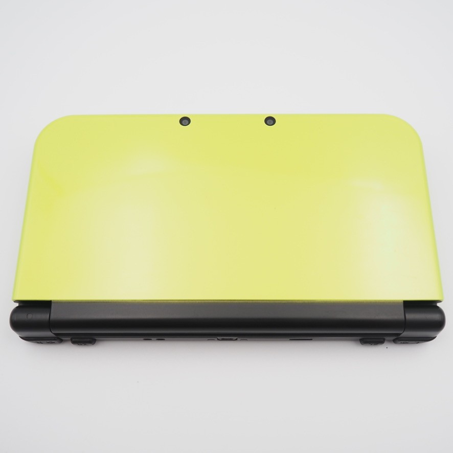 [EXC] New Nintendo 3DS XL LL lime Black Console Stylus Tested Japanese ver