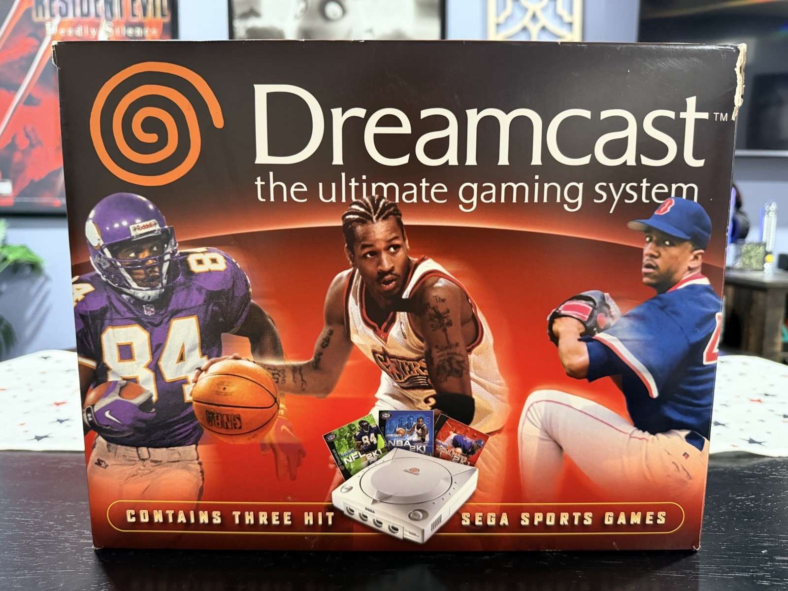 Sega Dreamcast Sports Set White Game Console Complete In Box Mint