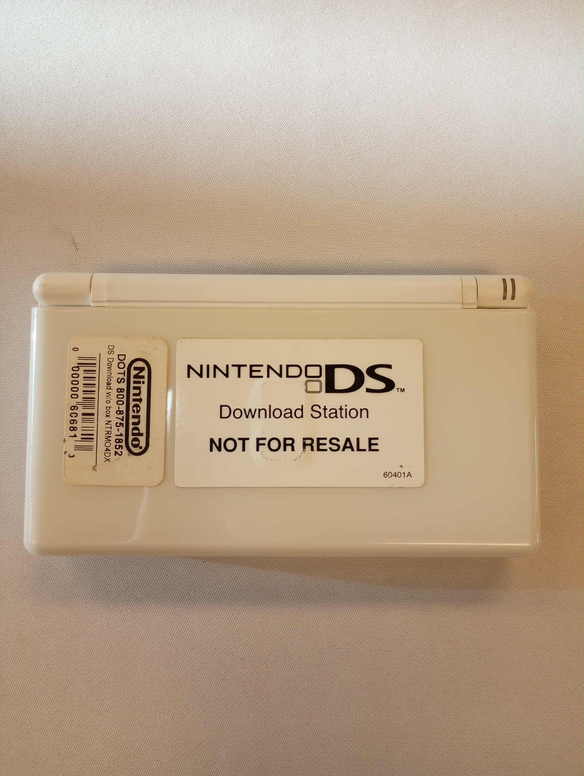 Nintendo DS Lite Console – Polar White Not for Resale Download Station RARE! NFR
