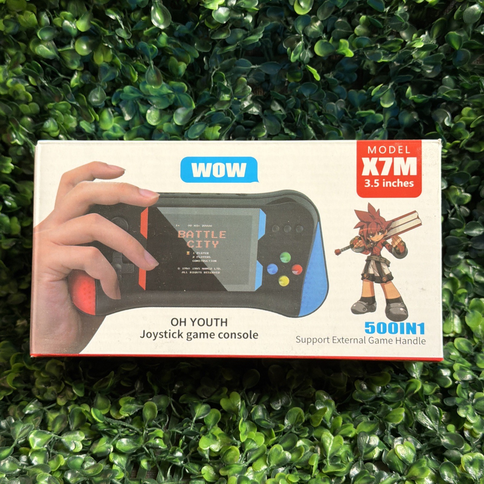 OH YOUTH JOYSTICK GAME CONSOLE- MODEL X7M – 3.5 INCHES -RED & BLUE –