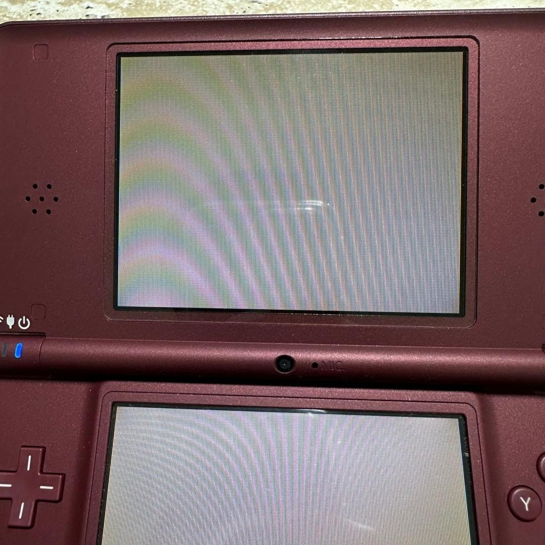Nintendo DSi LL Wine Red Console Boxed Tested Working 6586