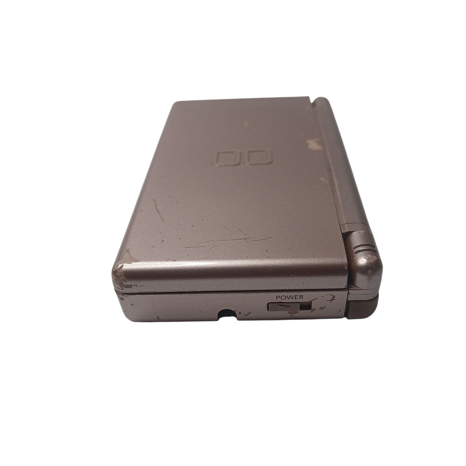 Nintendo DS Lite Gaming Console Kids OS Rose Gold Metallic Dual Screen GBA Slot