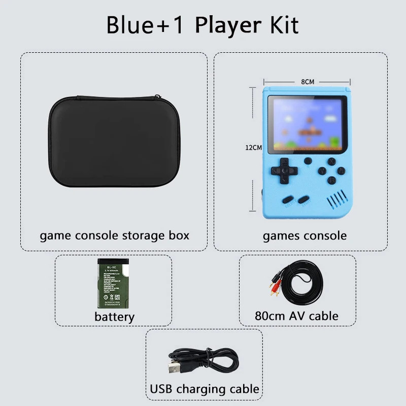Built-in 500+ Classic arcade retro games Console for TV 5 inch Video Game Handhe