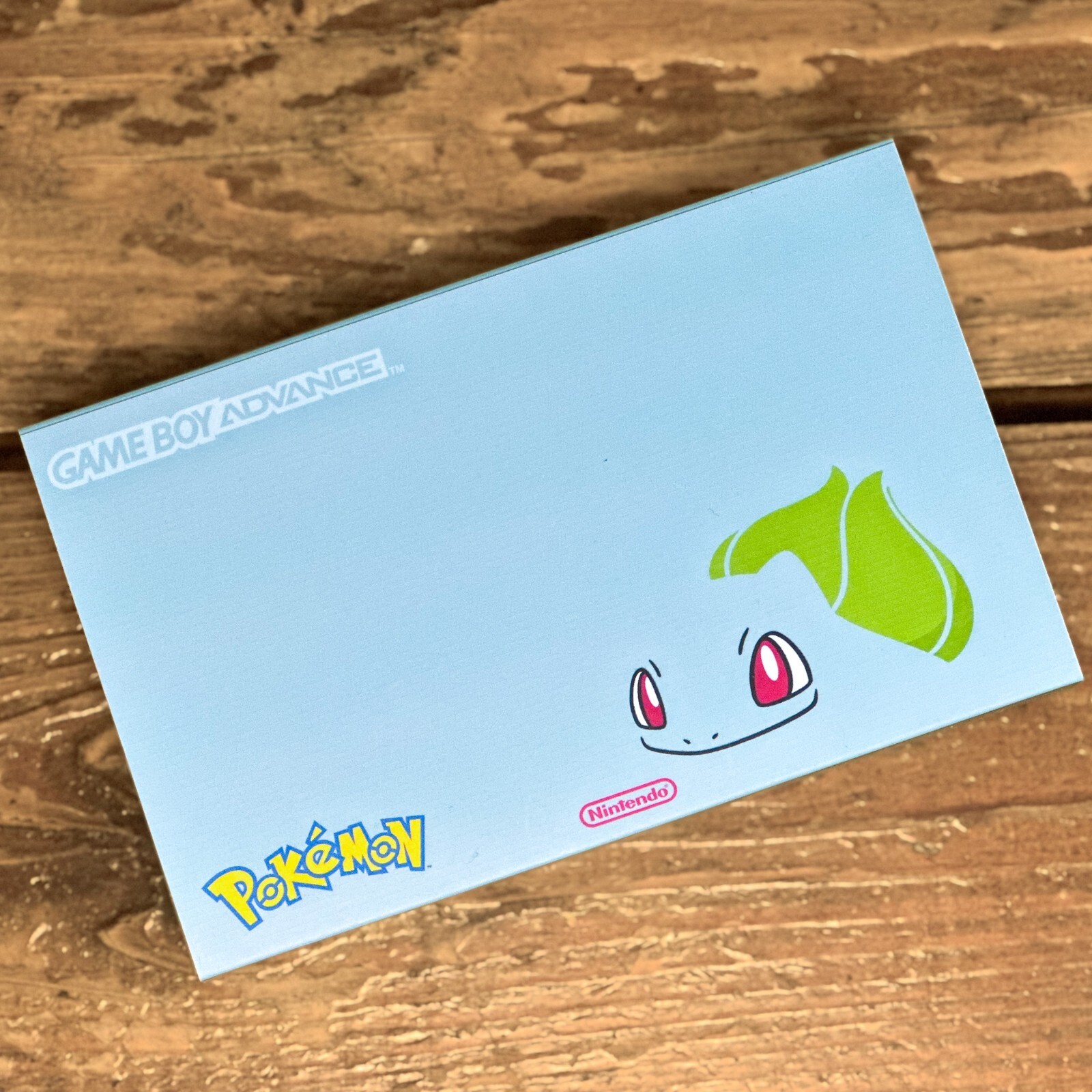 Nintendo Game Boy Advance GBA System 101 Backlit IPS LCD Pokemon UV BULBASAUR