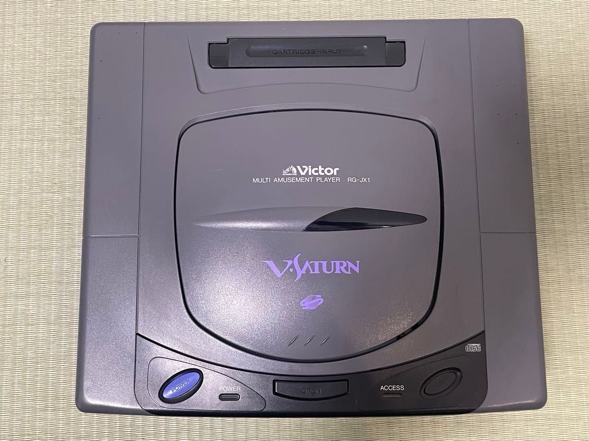 Victor V Saturn Console RG-JX1 Boxed Controller Sega NTSC-J Japan Import Tested
