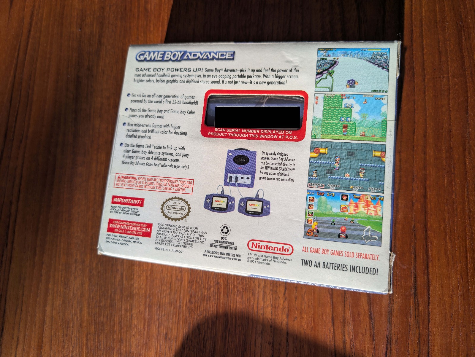 Factory Sealed Indigo Game Boy Advance AGB-001 – High-Grade Collector Copy