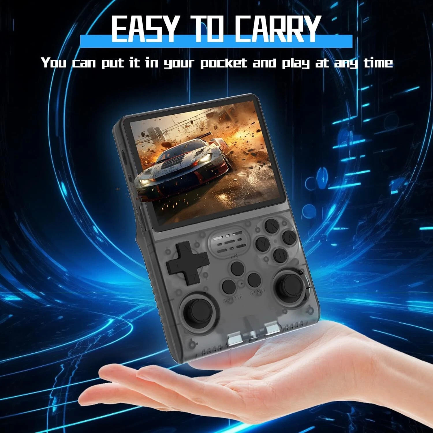R36S R40S PRO Handheld Console 3.5 Inch IPS Screen Open Source Linux Portable