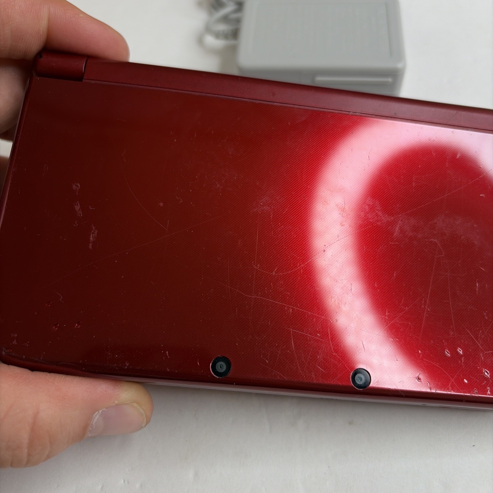 New Nintendo 3DS XL Red Console US Model – Tested! Top IPS W Charger Stylus