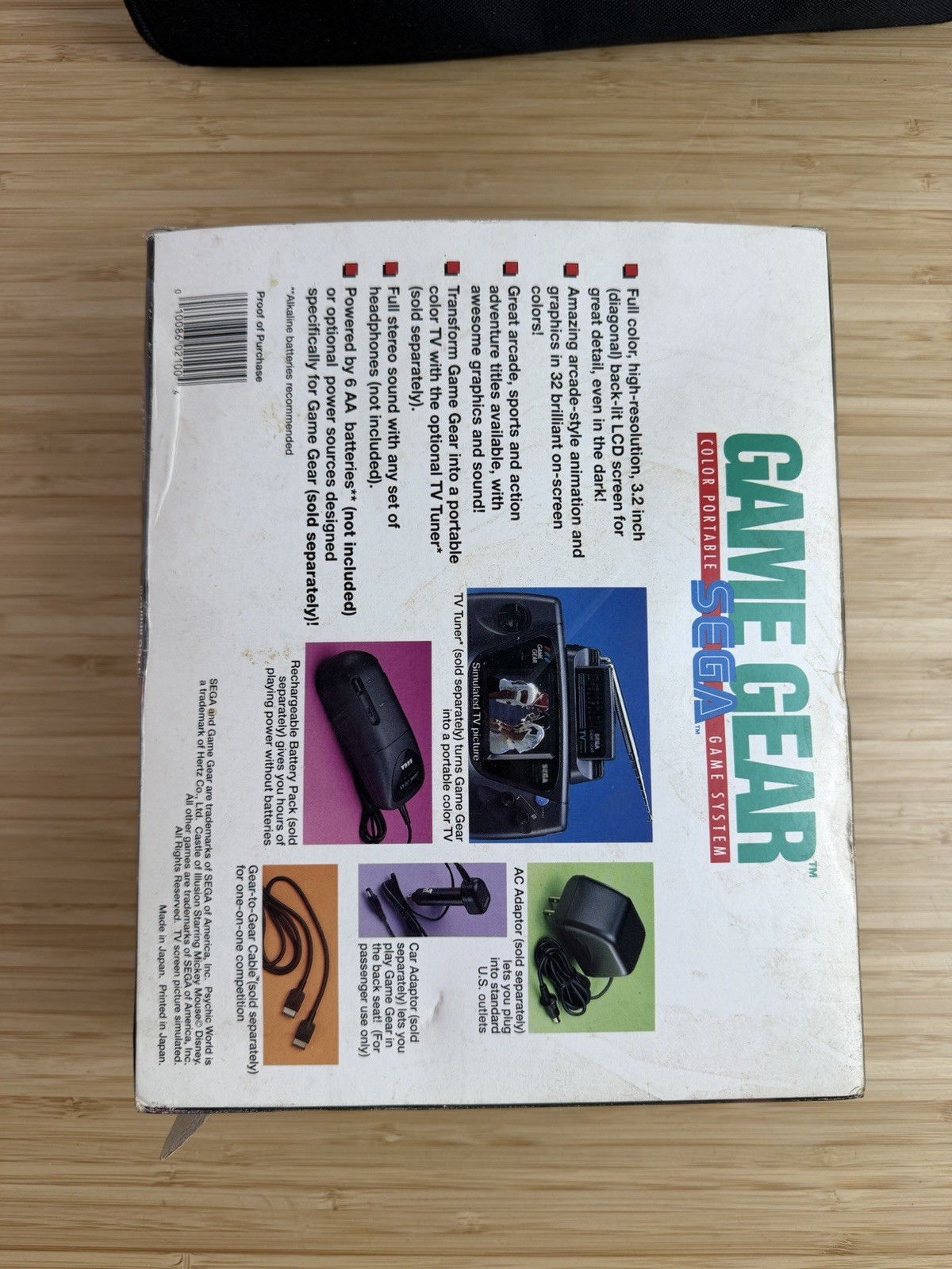 SEGA Game Gear Handheld video game CIB system NICE cosmetic shape screen issue
