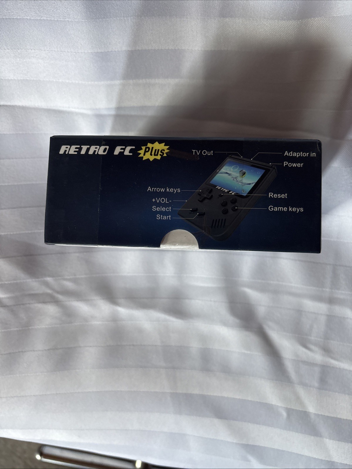 Retro FC Plus 168 in 1 Handheld Game Console (Black Color)