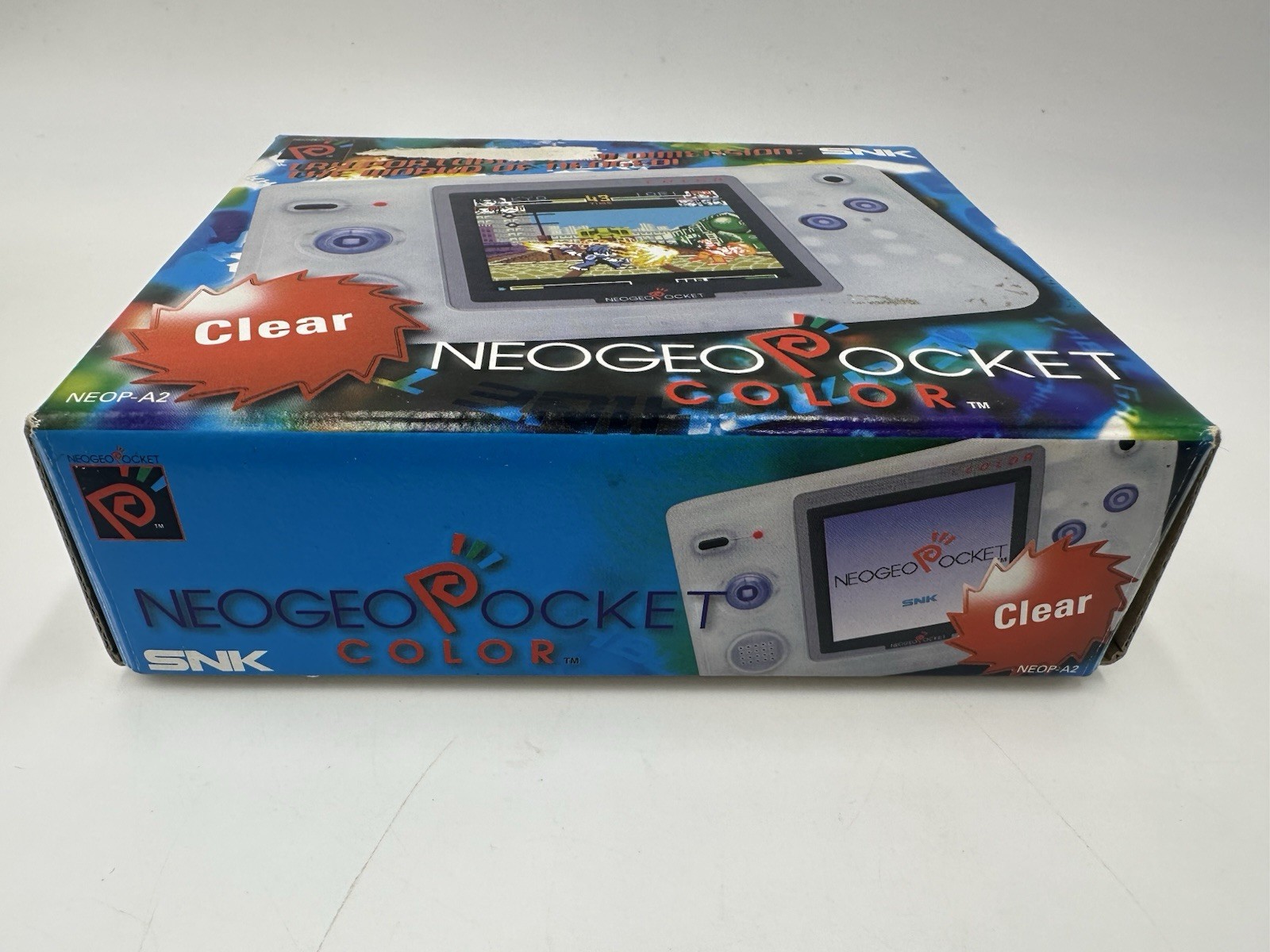 Neo Geo Pocket Color SNK Console Crystal White with box