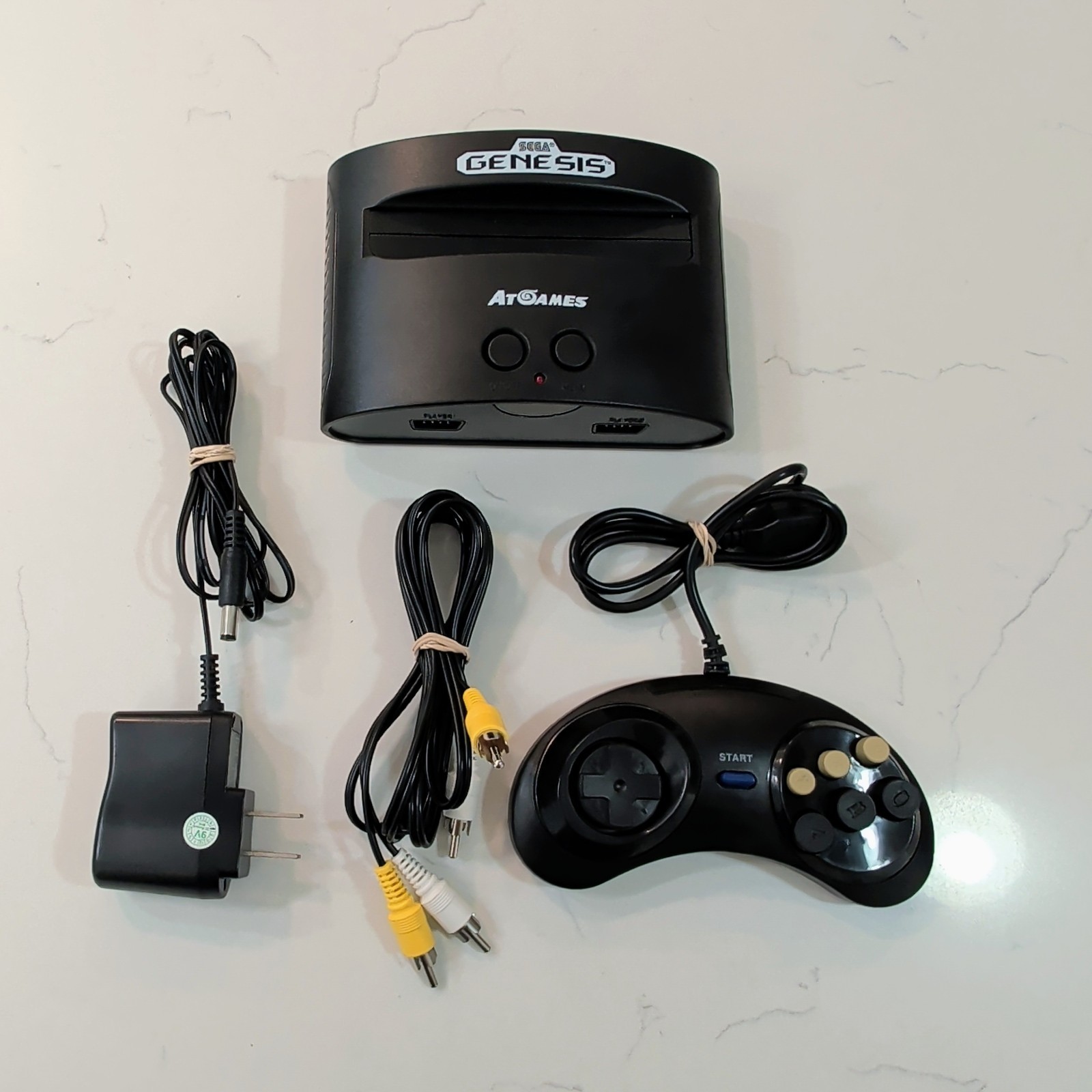 AtGames Sega Genesis Console Built-In Games w/ 1 Controller & Cables