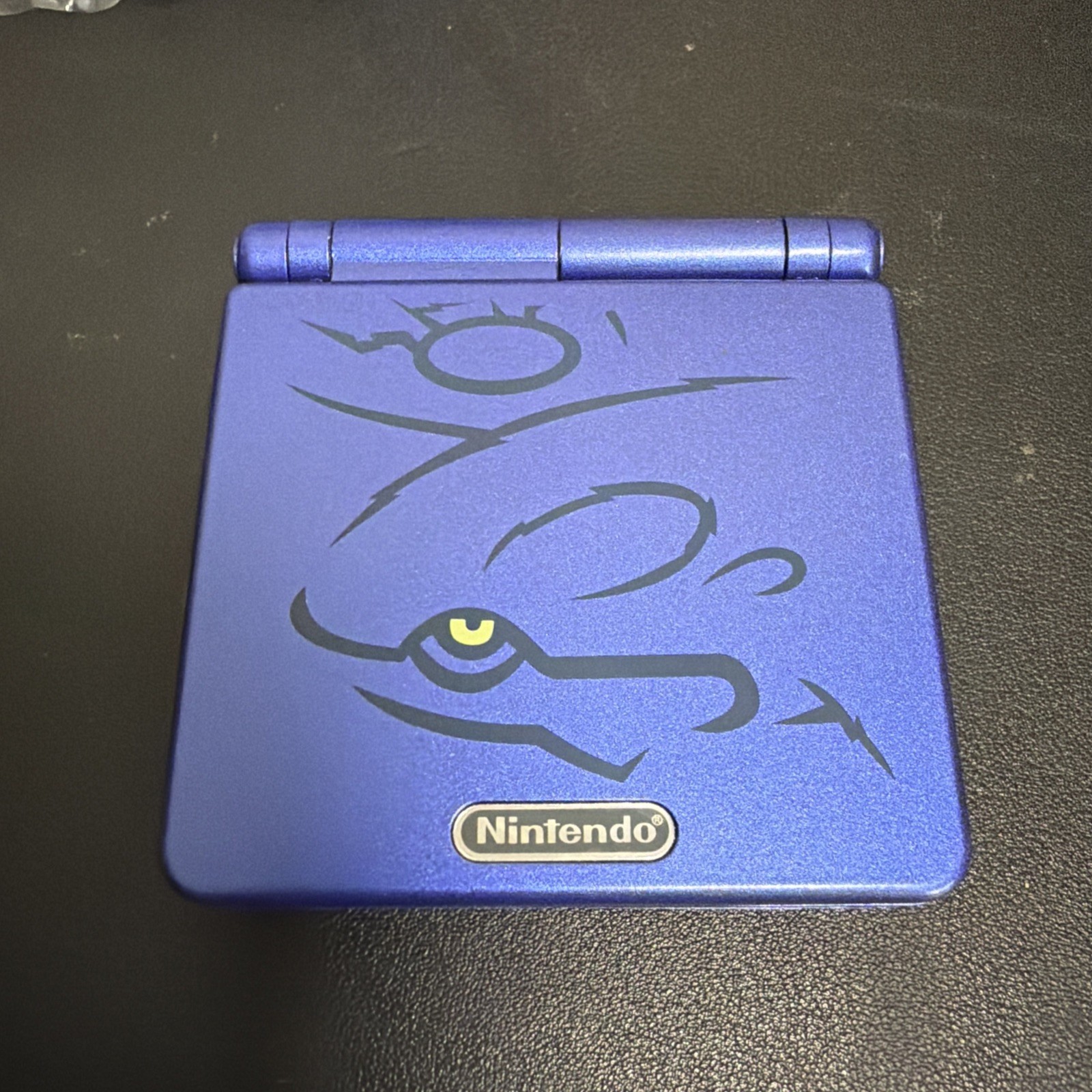 Nintendo Game Boy Advance SP Kyogre Edition Console NEW IPS screen w/ Charger