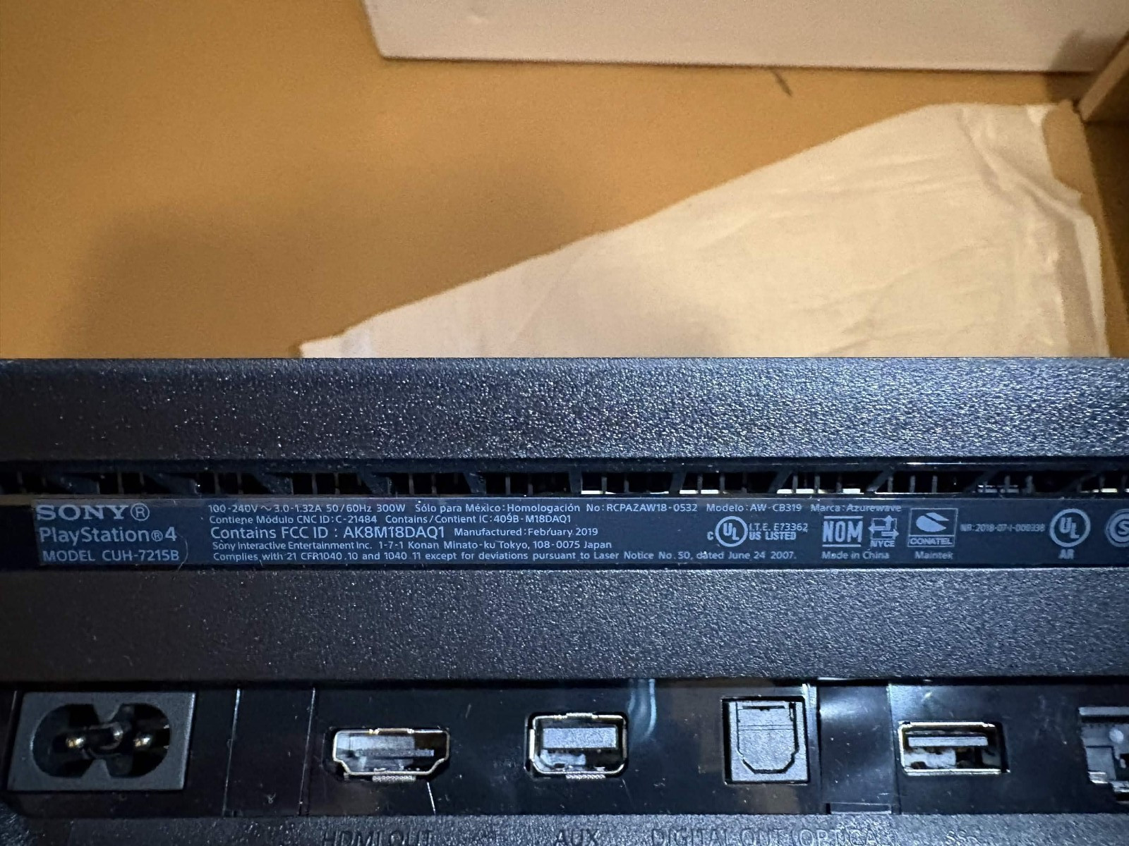Low Firmware PS4 Pro 1TB CUH 7215-B Console Pre owned- Comes With Cables