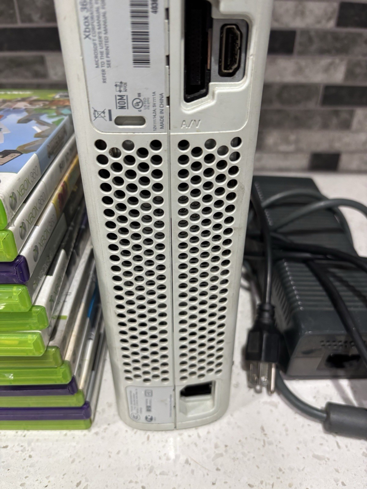 Xbox 360 Pro? White Lot With 13 Games Tested Working *READ*