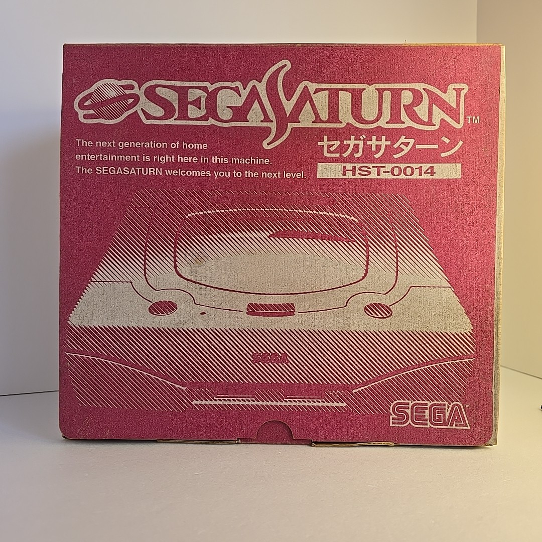 Sega Saturn HTS-0014 Console Complete in box, Tested, Authentic from Japan