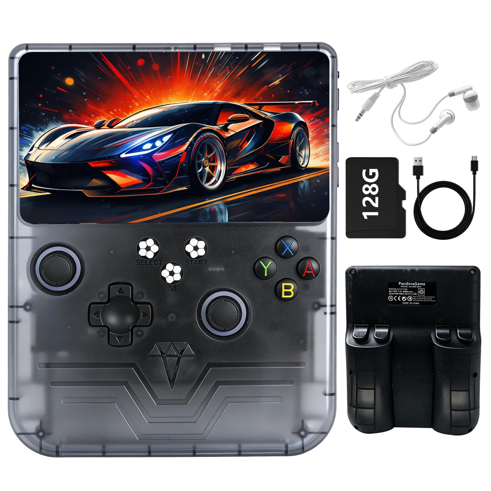 Hugawelo R60MAX Handheld Game Console, 6.0″ IPS Screen, Built-in 40000+ Games…