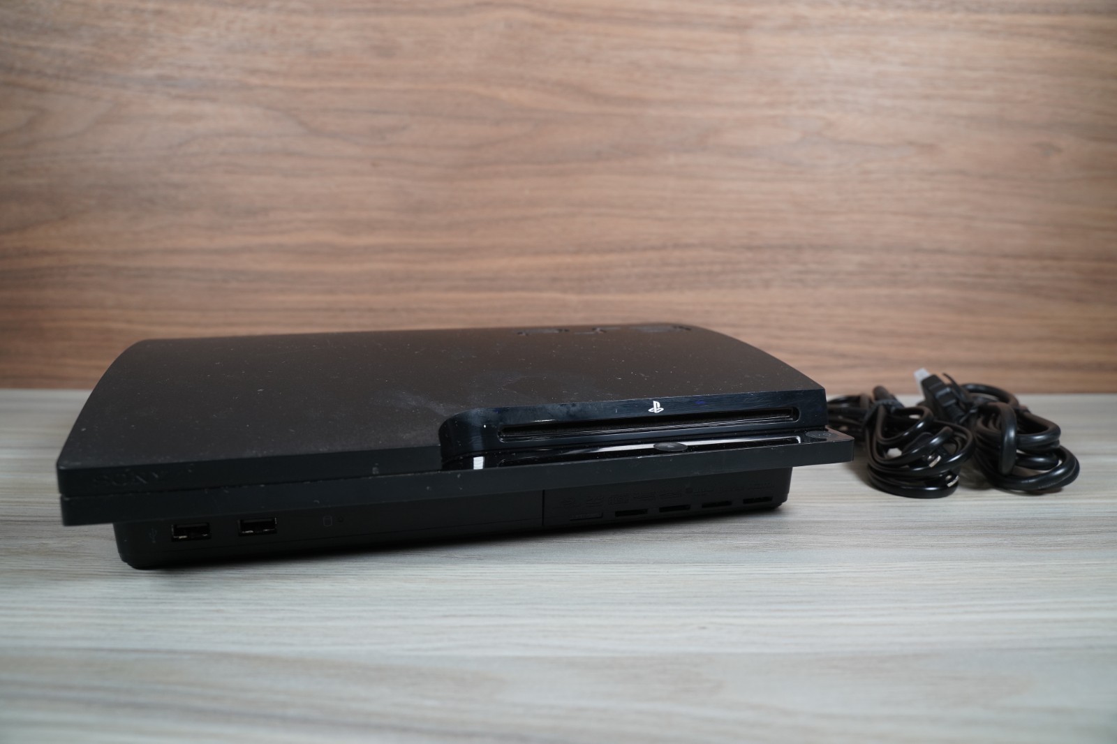 PlayStation 3 Slim CECH-2001A – 250GB – TESTED w/ cables NO CONTROLLER