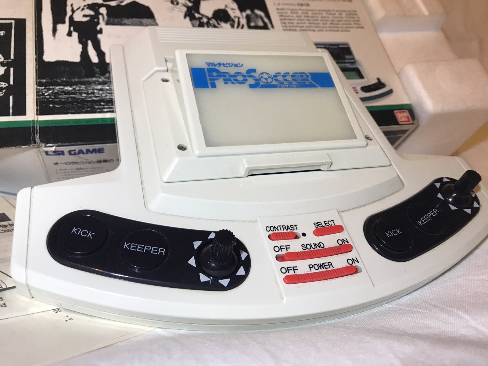 Bandai ProSoccer LSI Japan Gig Italy Never Used Vintage 1985 Video Game