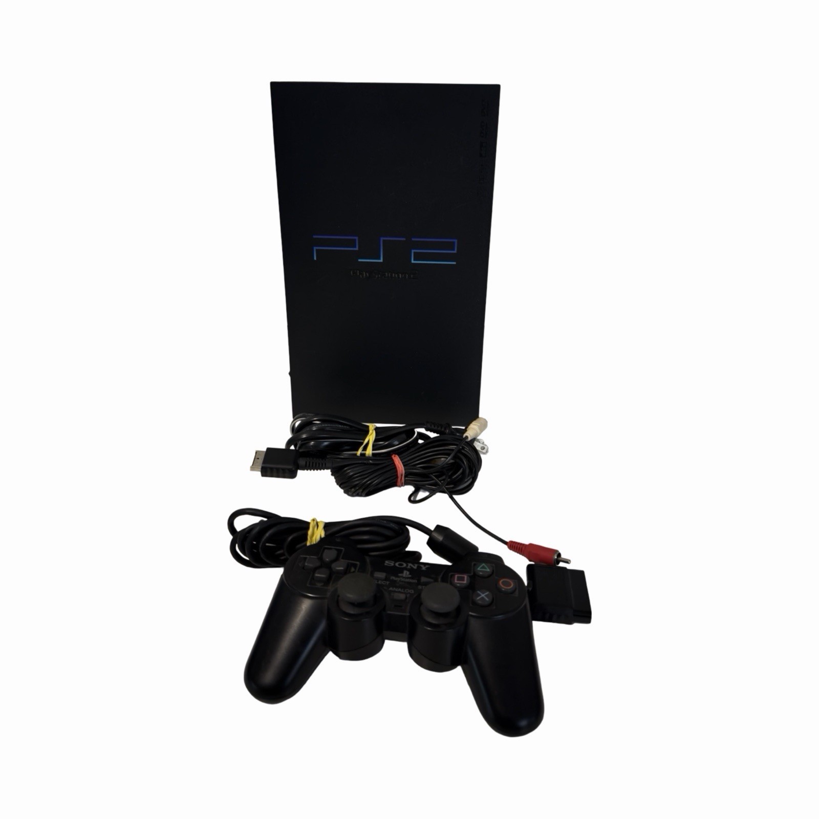 READ PlayStation 2 PS2 Fat Console SCPH-39001 Bundle Tested w/ Controller Tested