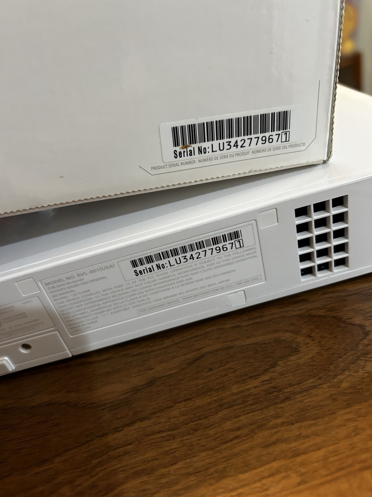 Nintendo Wii – Wii Sports Bundle -Console CIB Matching Serial Numbers