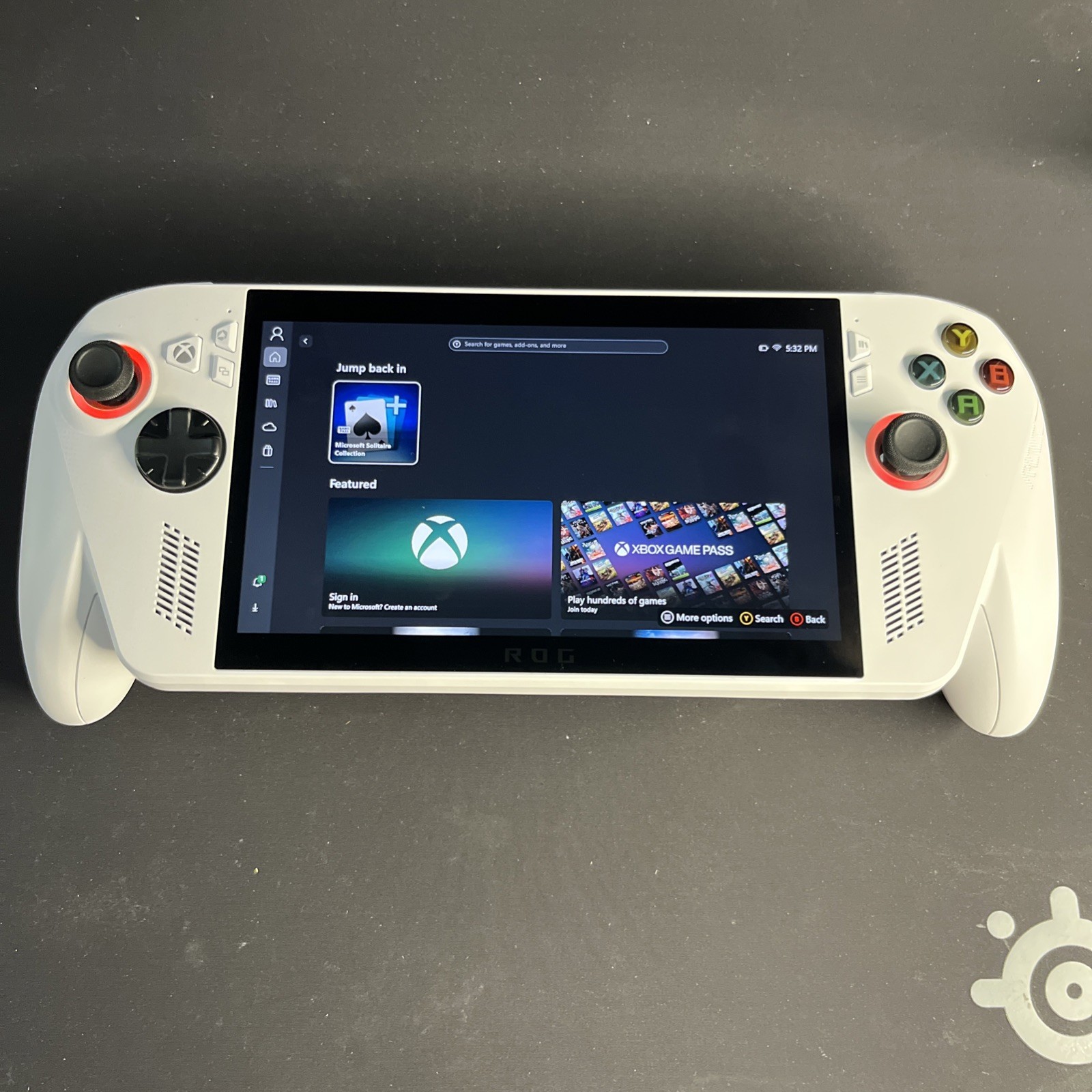 Asus ROG Ally XBOX 7″ AMD Ryzen Z2 A 16GB 512GB White RC73YA Console And Acc