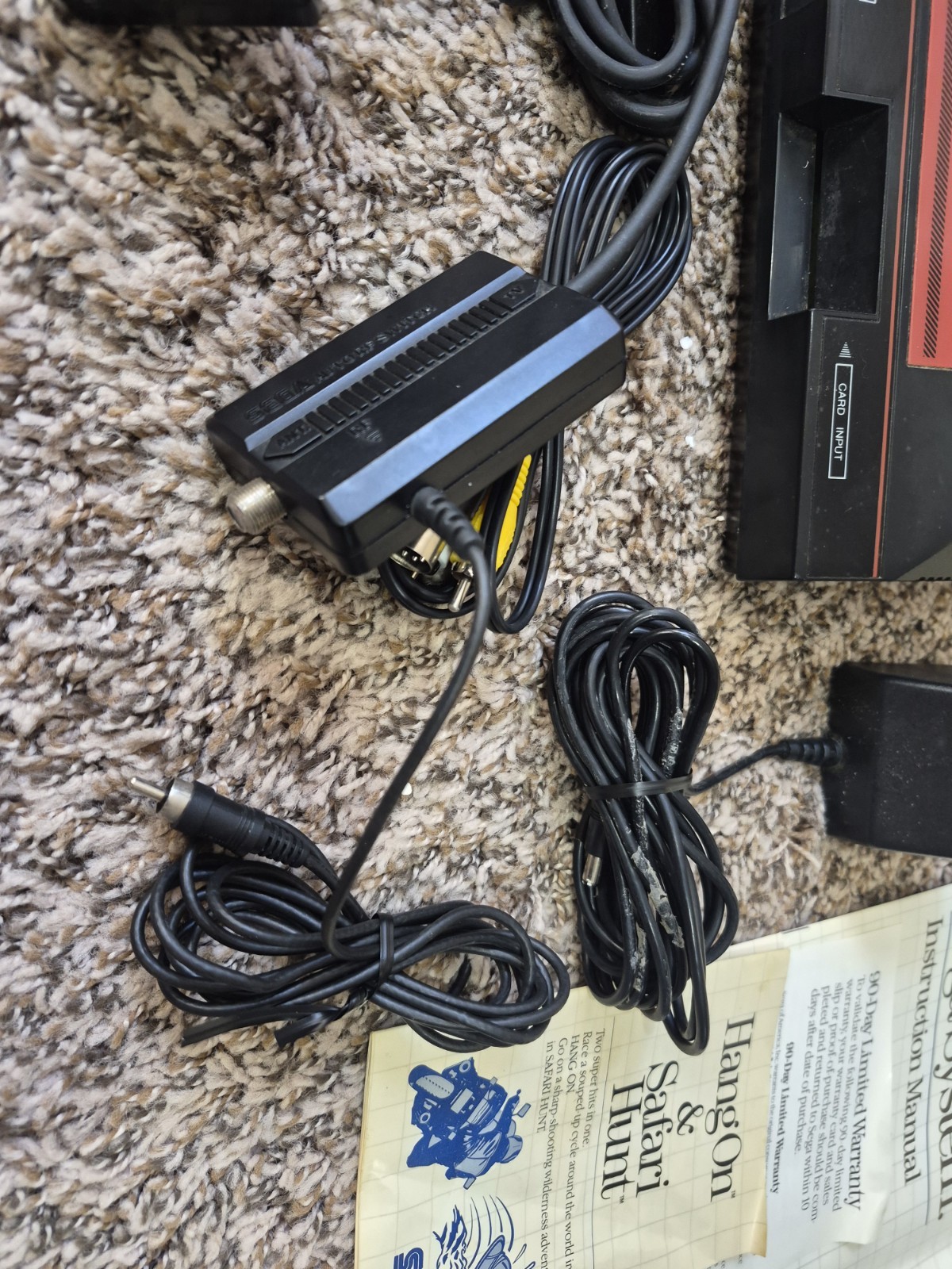 Sega Master System Console Complete in Box CIB TESTED WORKING