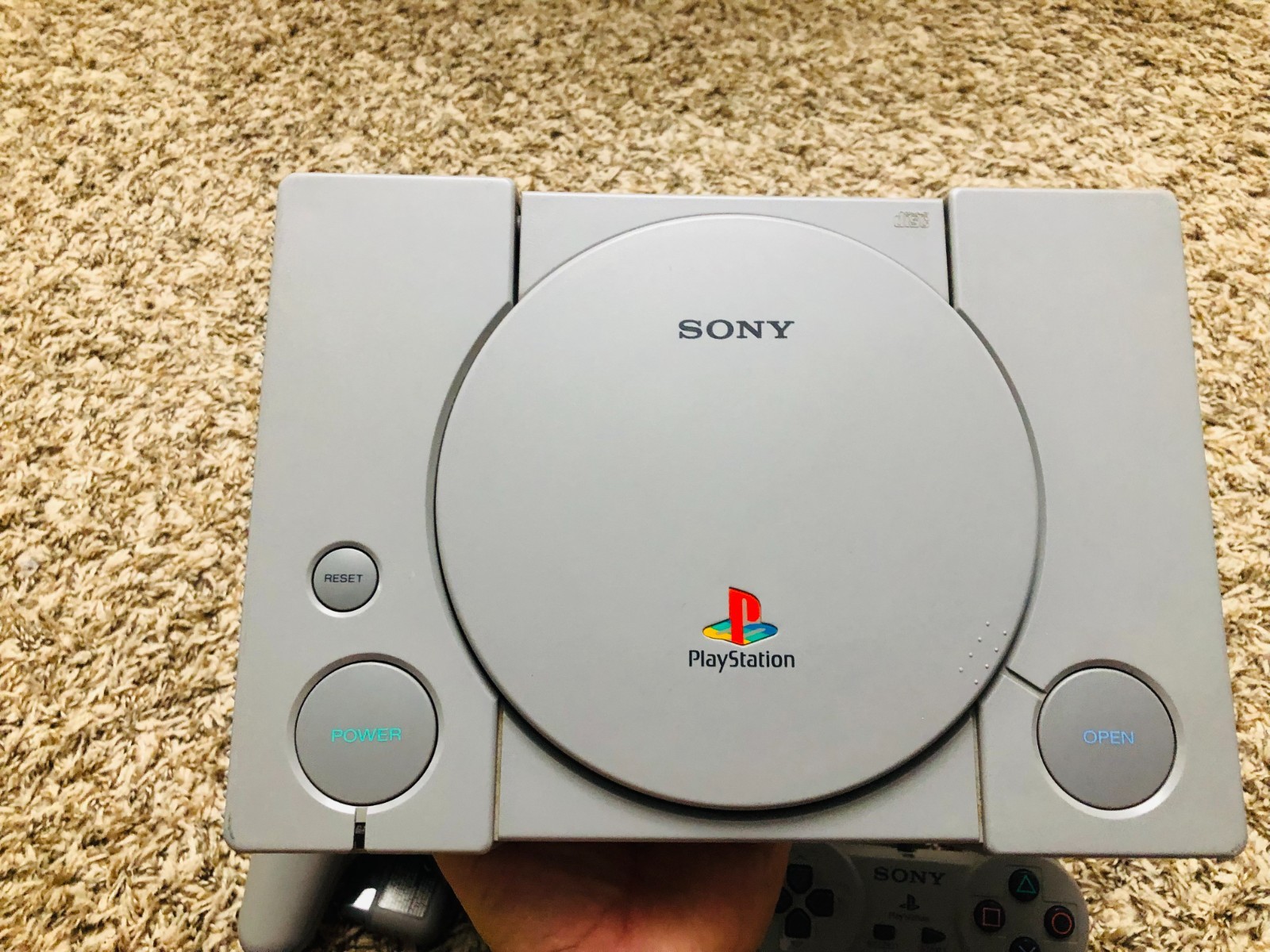 Sony PlayStation 1 Game Console – Gray w/ 2 OEM Controllers, Fully Tested 7