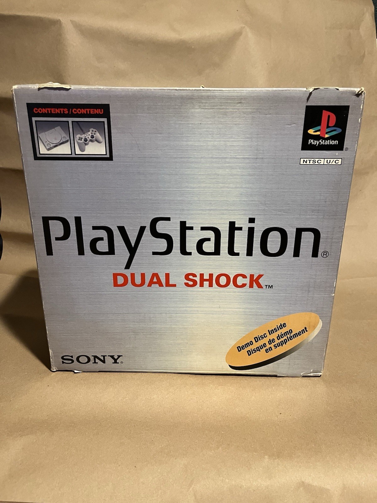 Sony PlayStation 1 PS1 Dual Shock PS1 SCPH-7501 Console – Near-Mint Complete CIB