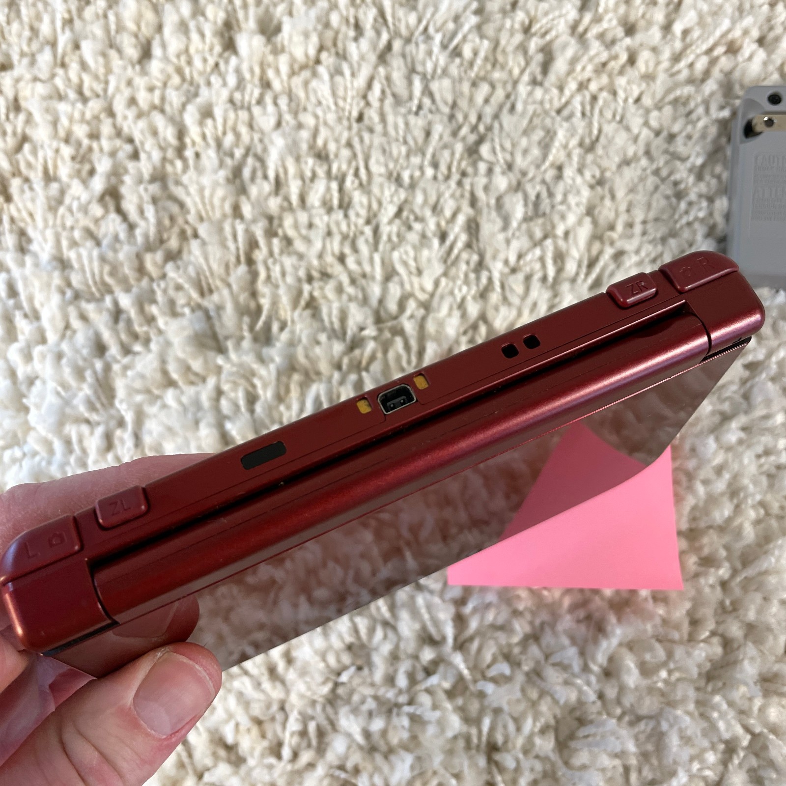 Nintendo “New” 3DS XL Metallic Red Handheld Console System RED-001 Top IPS Works