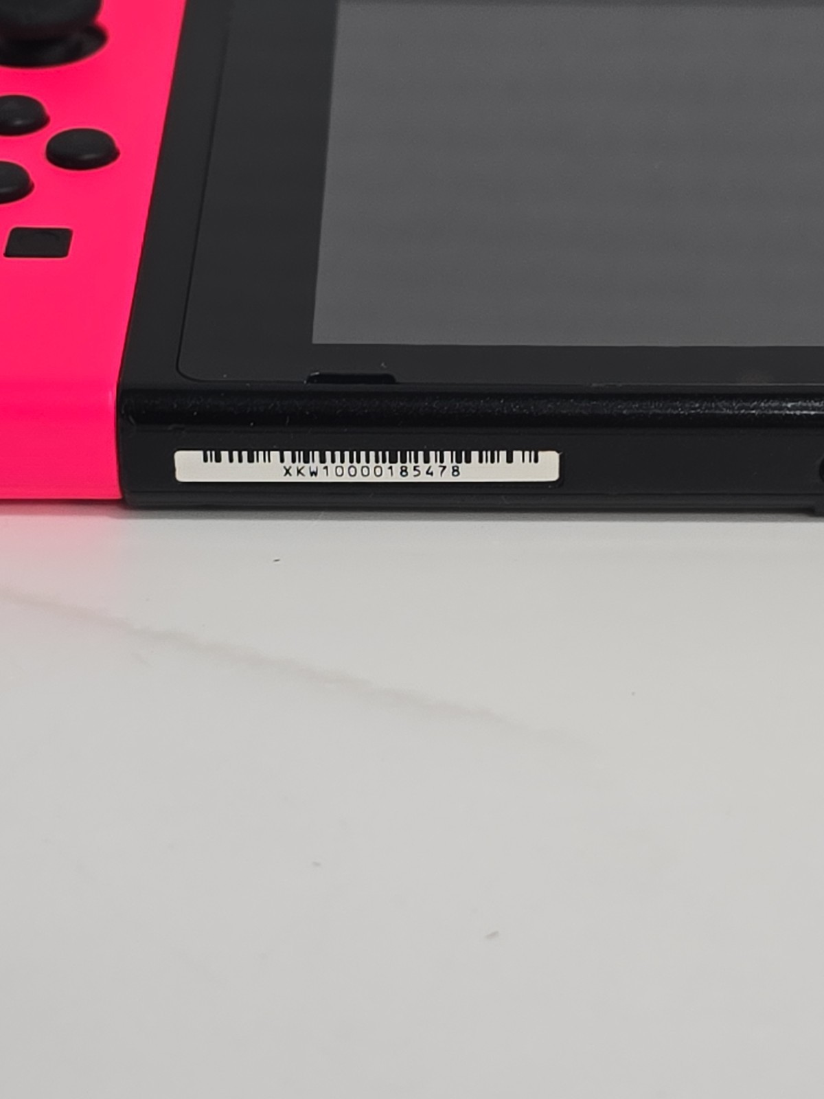 Nintendo Switch Game Console HAC-001 (01) Neon Joycons + Princess Peach Case VGC