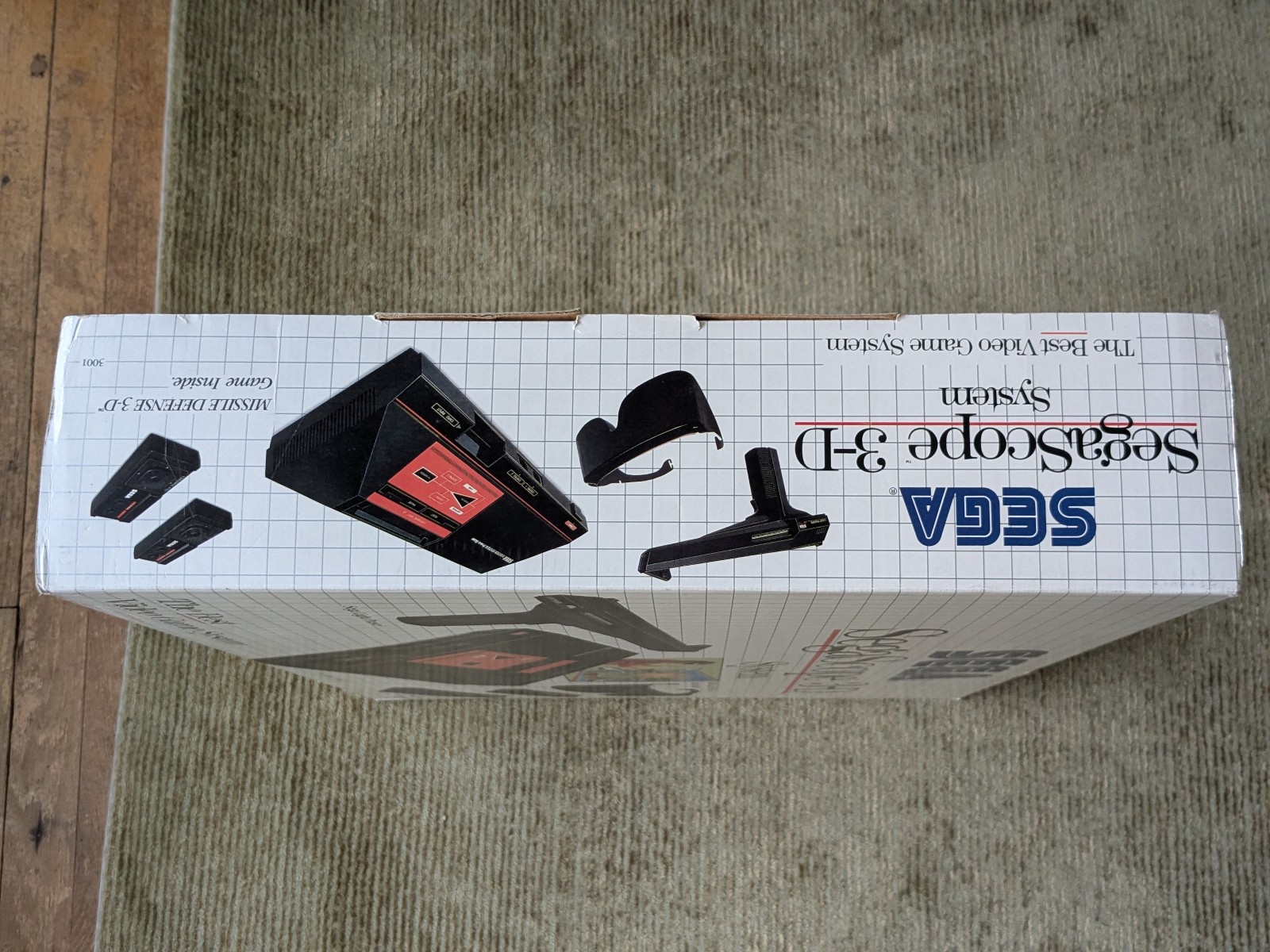 Sega Master System Console Sega Scope 3-D Complete CIB Rare Variant SegaScope