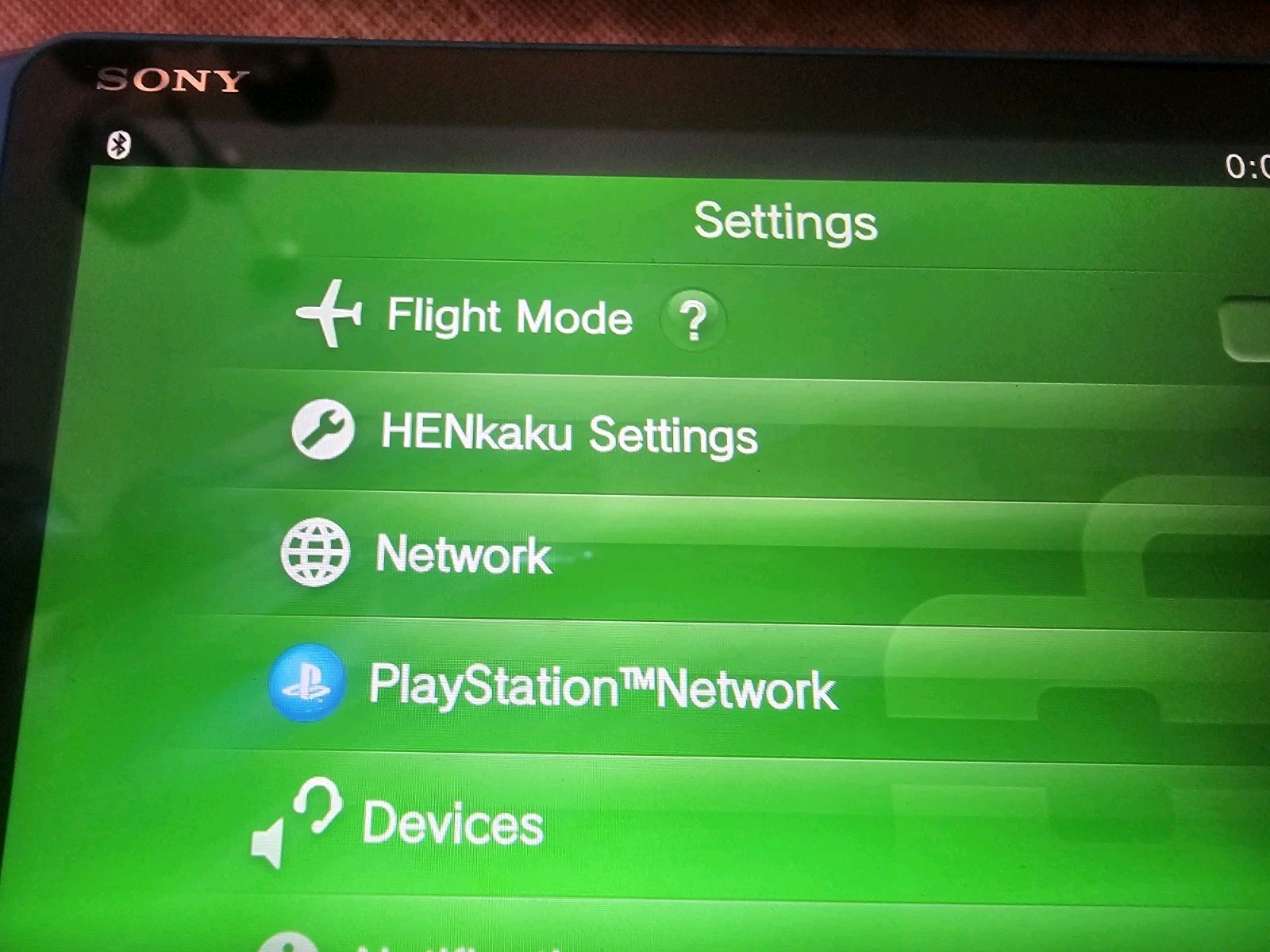 Sony PlayStation PS Vita PCH-2000 Aqua Blue TESTED 3.65 Fw