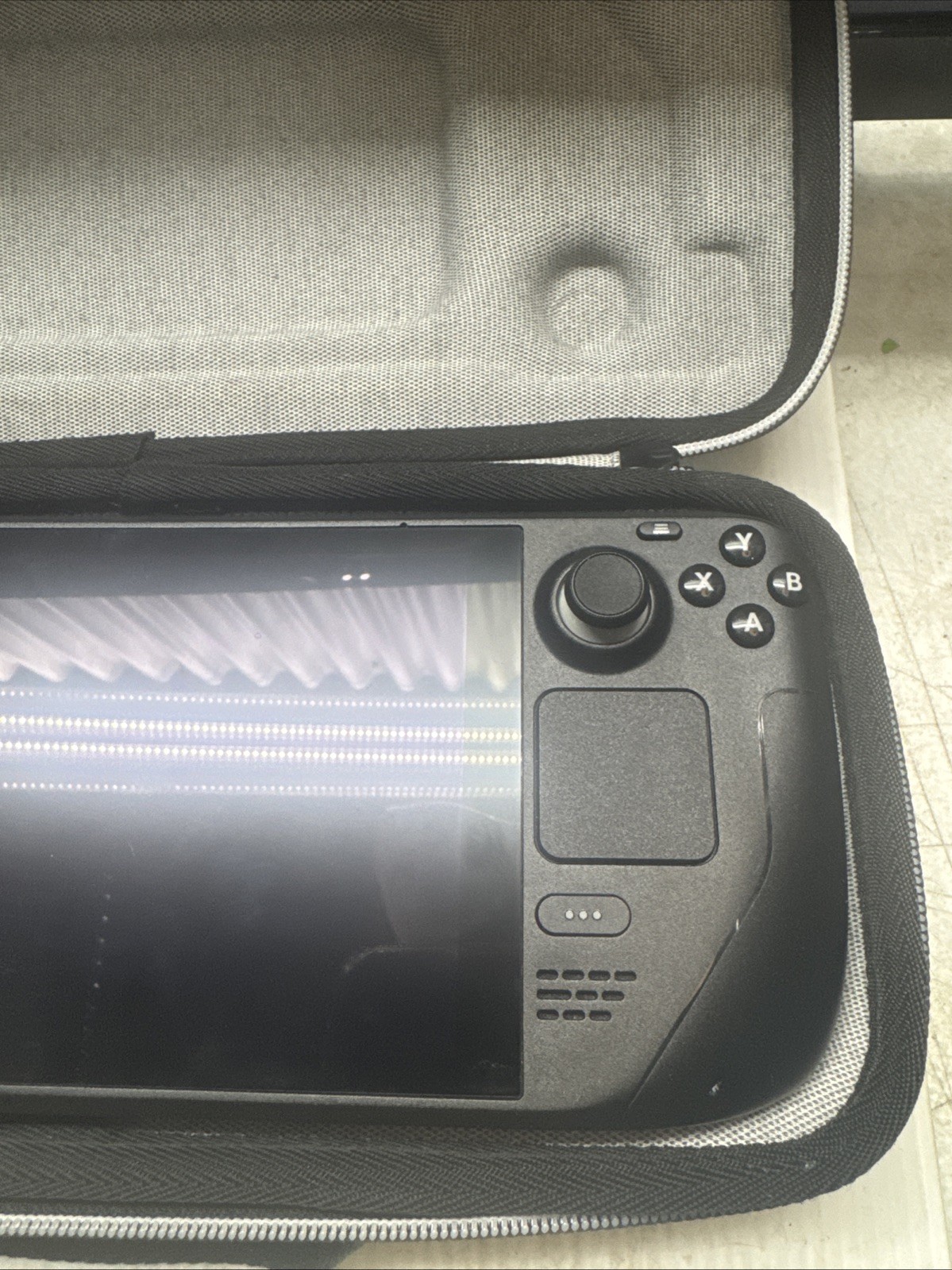 Valve Steam Deck LCD 7″ 512GB Black 1010 with Anti-Glare Screen – Good Condition
