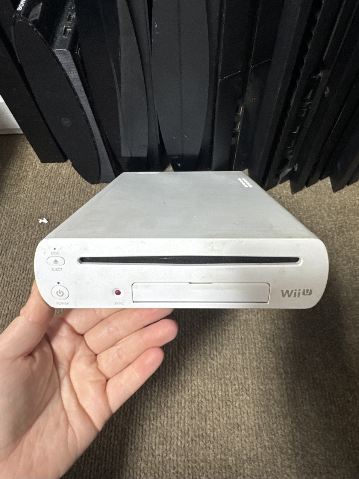 Nintendo Wii U WUP-101(02) 32GB White Console Only Untested